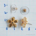 Swoboda スワボダ-天然石-月光の花ヴィンテージ・ピアス【デッドストック】