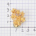 Swoboda スワボダ-天然石-ムーンストーンとガーネットの花束ヴィンテージ・ブローチ【未使用ミント】