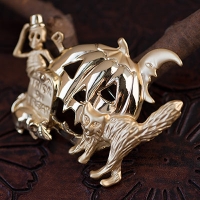 AJC-ジャックオーランタン・ハロウィーン大会ブローチ [ゴールド]